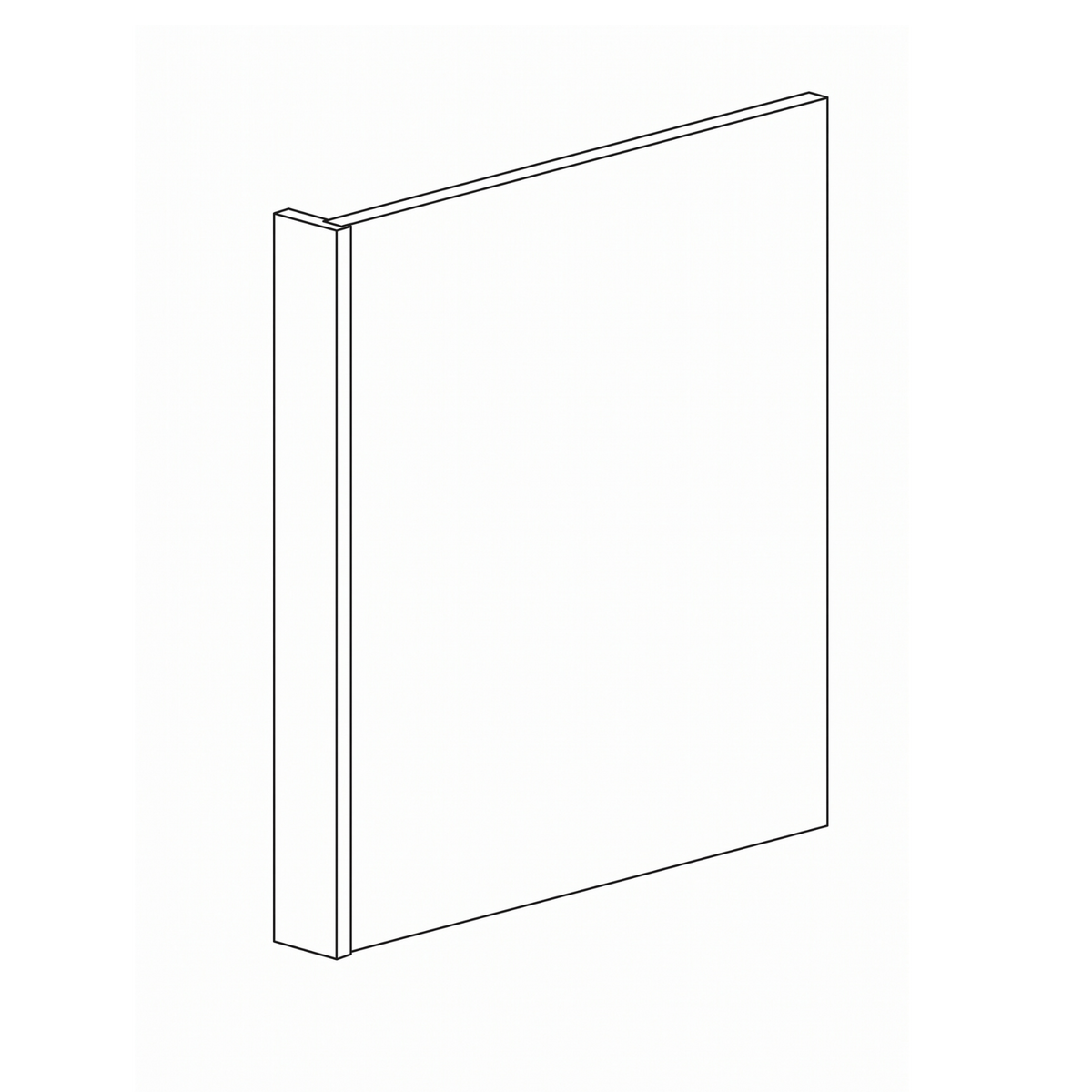 Refrigerator End Panel