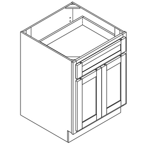 Standard Base 1 Drawer 2 Doors