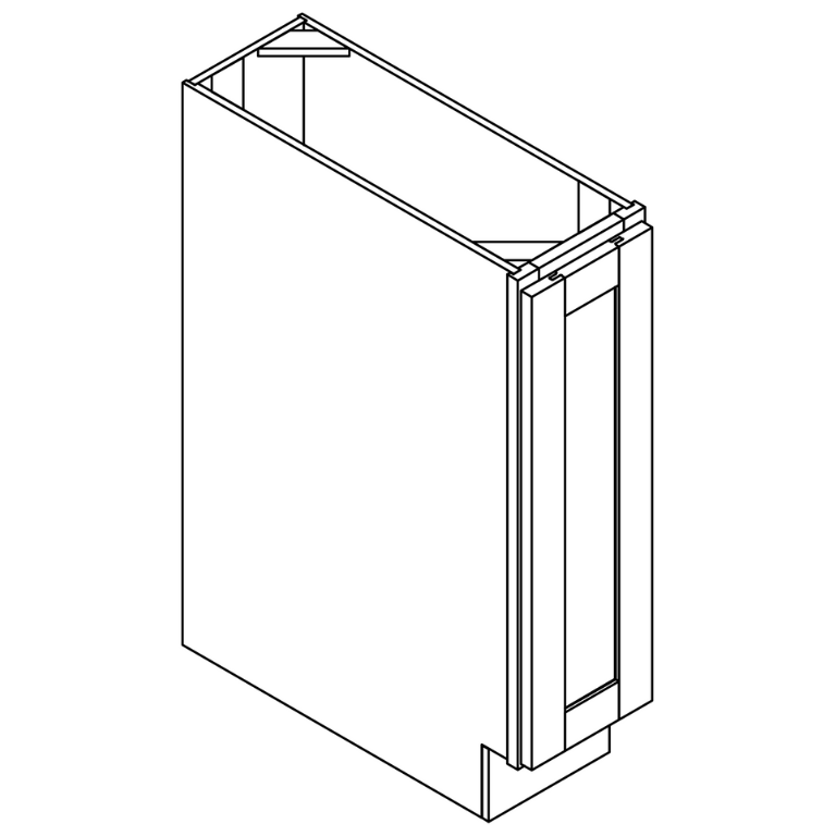 Standard Base 1 Door – Arrowstone Cabinetry