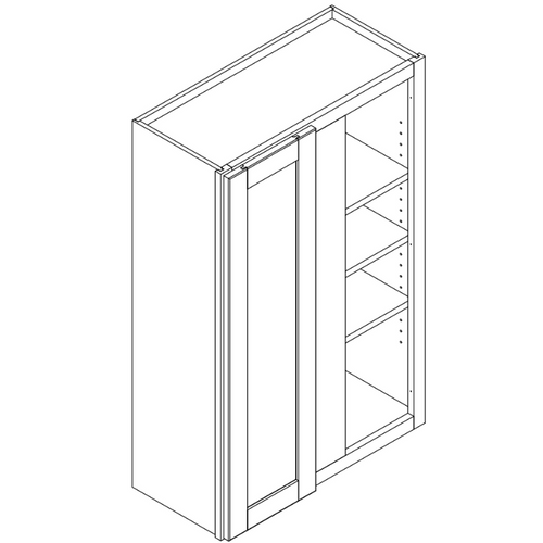 Blind Corner Wall 3 Shelves