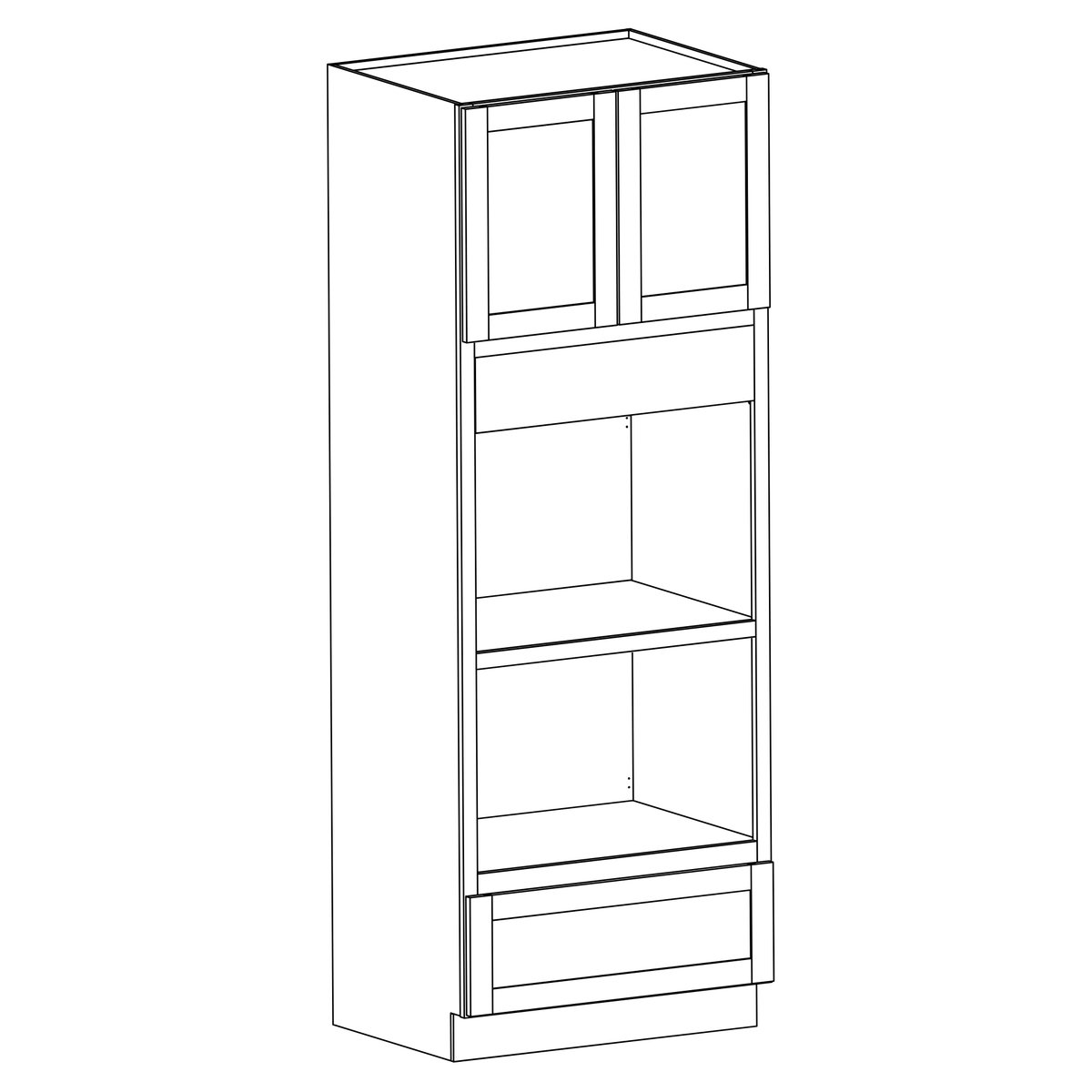 Oven & Microwave Cabinet