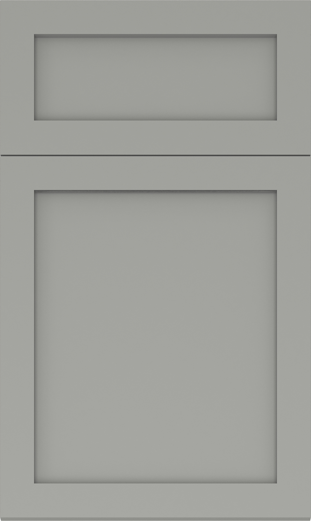 Pewter Gray Shaker Front